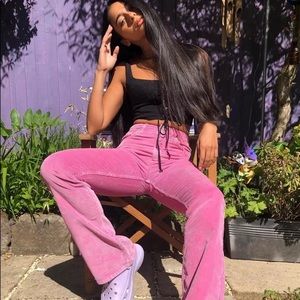 BDG Pink Corduroy high waisted pants